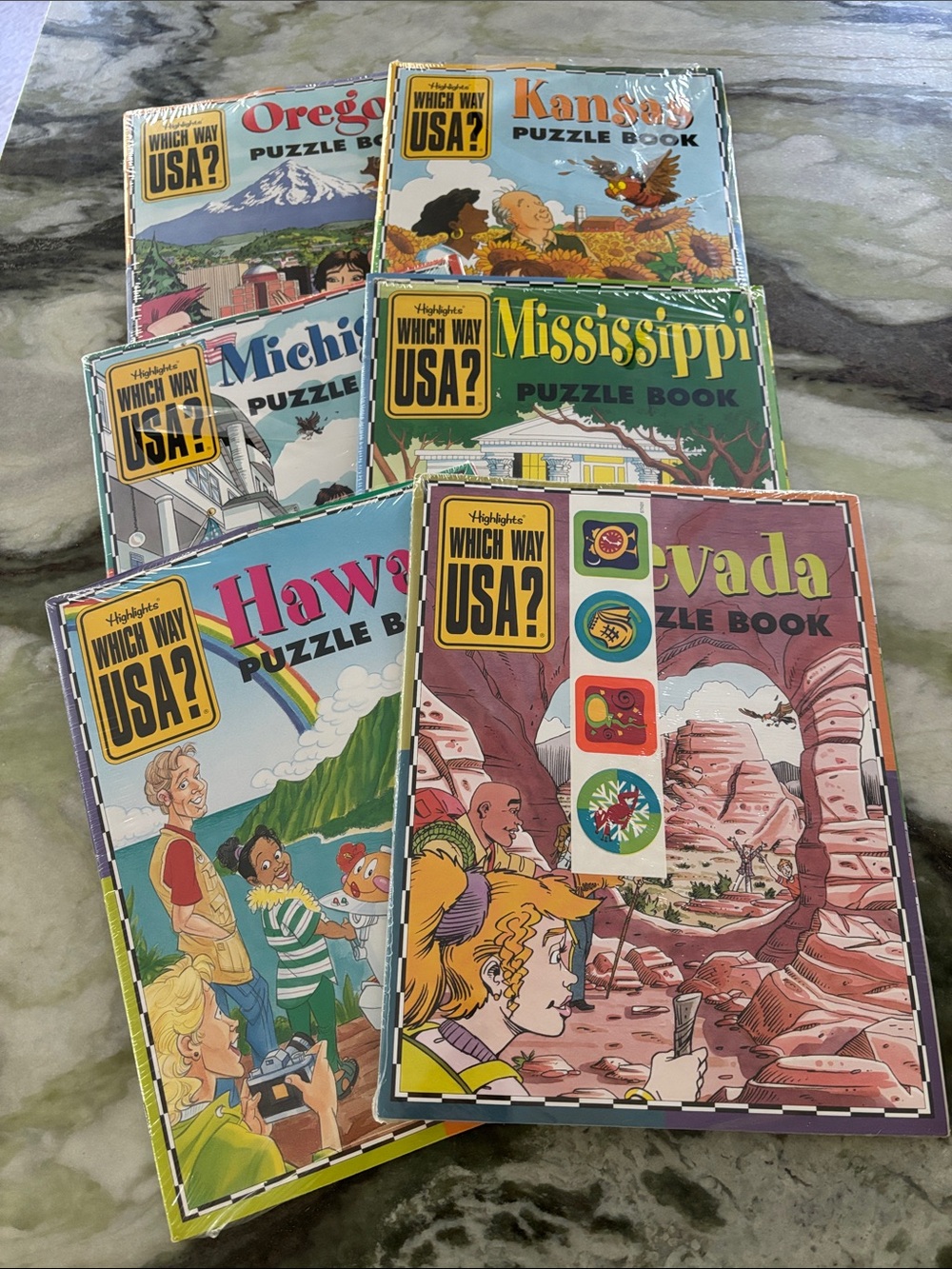Which Way USA? Kids Puzzle Books